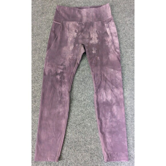 Born Primitive Pants - Born Primitive Tie Dye Design Leggings Women's Size Medium 24" Inseam Purple